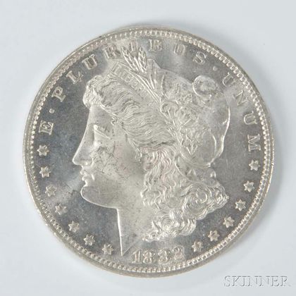 1882 Morgan Dollar. Estimate $50-100