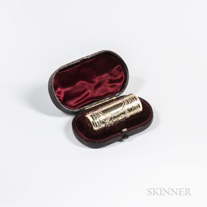 Victorian Sterling Silver-gilt Perfume