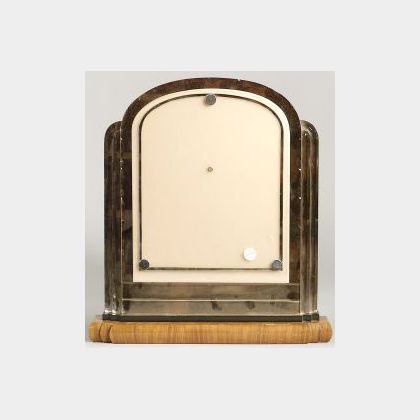 Art Deco Walnut and Mirrored Glass Vanity Picture Frame