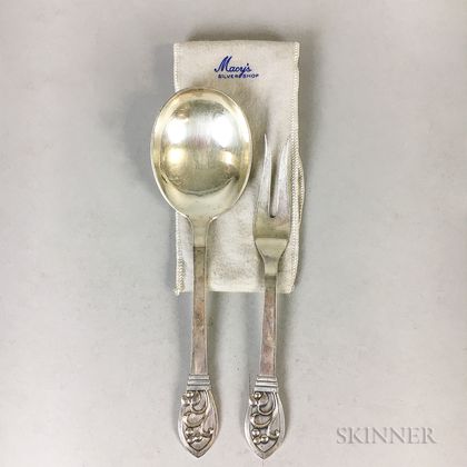 A. Dragsted Danish Sterling Silver Serving Set