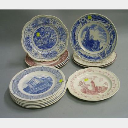 Fourteen Wedgwood Collector's Plates