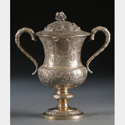 Chinese Silver Cup and Cover