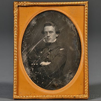 Sixth-plate Daguerreotype of Passed Midshipman Kidder Randolph Breese, U.S.N.