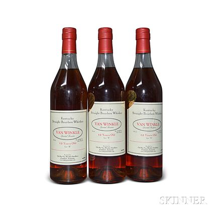 Van Winkle Special Reserve Bourbon 12 Years Old Lot B, 3 750ml bottles 