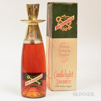 Old Fitzgerald 6 Years Old Candlelight Decanter 1949, 1 4/5 quart bottle (oc) 