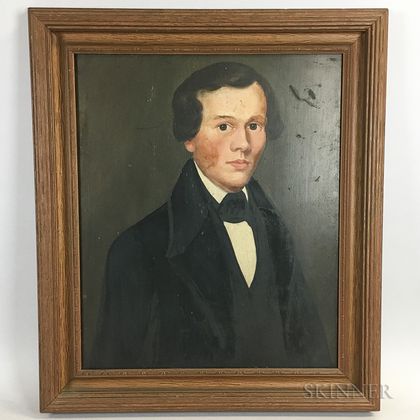 American School, 19th Century Portrait of a Man