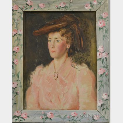 Josephine Paddock (American, 1885-1964) Two New York Ladies' Portraits: Mrs. Fred Wiemann (English Girl)