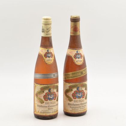 Hupfeld Mittelheimer Edelmann, 2 bottles 