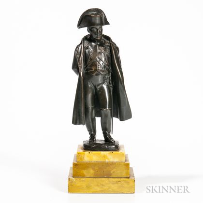After Jean Jacques Pradier (French, 1792-1852) Bronze Standing Figure of Napoleon