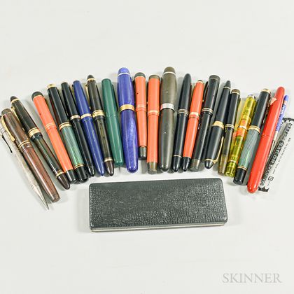Twenty-one Fountain Pens