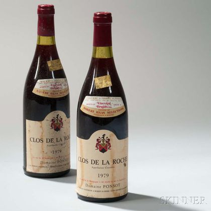 Domaine Ponsot Clos de la Roche 1979, 2 bottles 