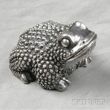 Sterling Silver Toad