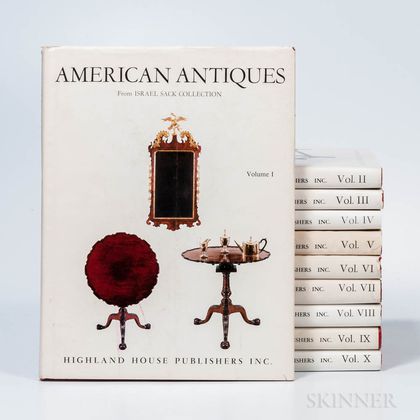 Israel Sack, American Antiques, Vols. 1-10 