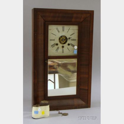 Mahogany Ogee Clock by Daniel Pratt, Jr.