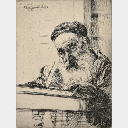 William Auerbach Levy (Russian/American, 1889-1964) Torah