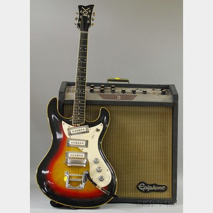 Italian Electric Guitar, EKO for VOX, Recanata, c. 1966, Model Bulldog