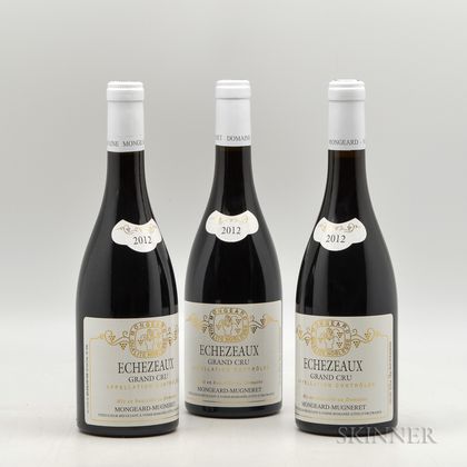 Mongeard Mugneret Echezeaux 2012, 3 bottles 
