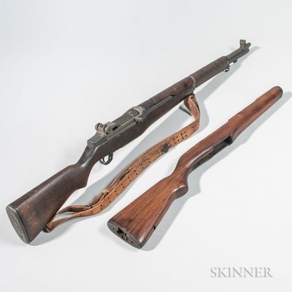 Re-import U.S. M1 Garand and Spare Stock