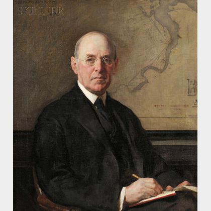 Joseph Rodefer DeCamp (American, 1858-1923) Portrait of Robert Archey Woods (1865-1925)