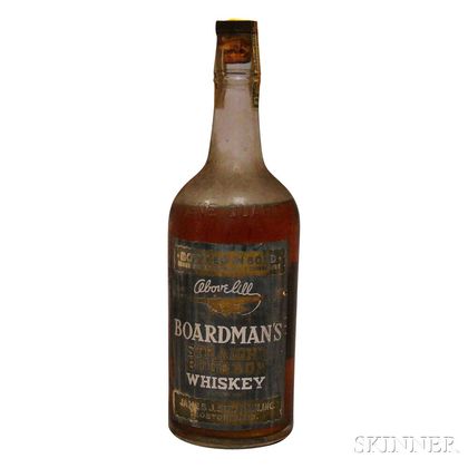 Boardmans Straight Bourbon Whiskey 1937, 1 quart bottle 