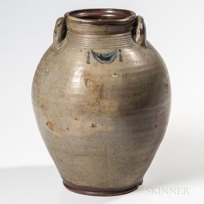 Ovoid Stoneware Jar