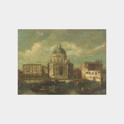 Continental School, 19th Century Two Views of Venice: The Doges Palace