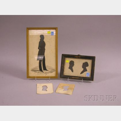 Five 19th Century Hollow-cut Silhouettes