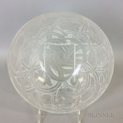 Lalique "Pinsons" Glass Bowl