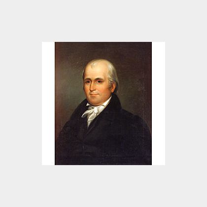 Manner of John Vanderlyn (American, 1776-1852) Portrait of Timothy Parsons