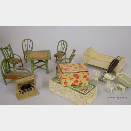 Assorted Dollhouse Furniture and Accessories