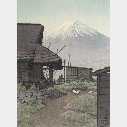 Kawase Hasui (1883-1957),Mount Fuji at Funatsu, Yamanishi 