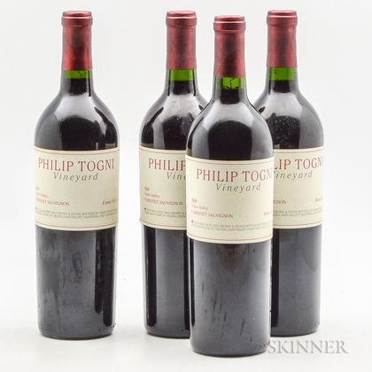 Philip Togni Cabernet Sauvignon Estate 1991, 4 bottles 