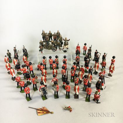 Seventy-nine Britains and Timpo Figures
