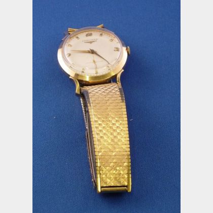 14kt Yellow Gold 17-jewel Longines Man's Wristwatch