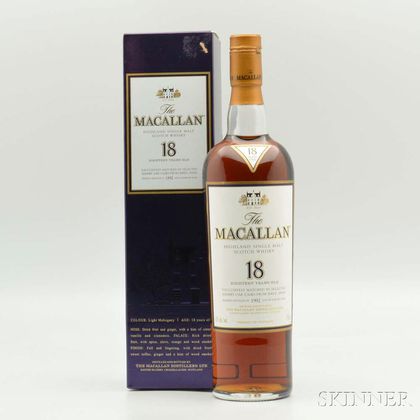 Macallan 18 Years Old, 1 750ml (oc) bottle 