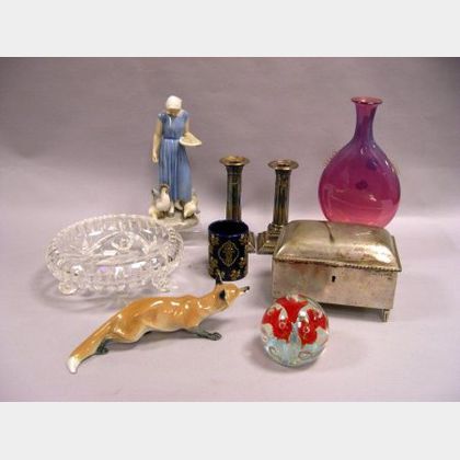 Nine Assorted Decorative Items