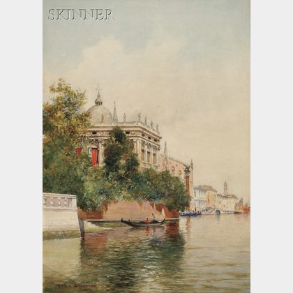 Warren W. Sheppard (American, 1858 -1937) View of Venice