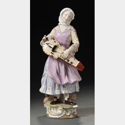 Meissen Porcelain Figure of a Woman