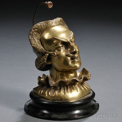 Mephistopheles-form Bronze Inkwell