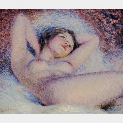 William Henry Clapp (American, 1879-1954) Nude
