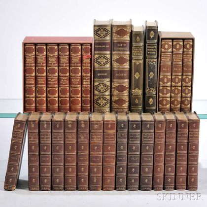 Decorative Bindings, Sets, Poetry, Twenty-eight Volumes.