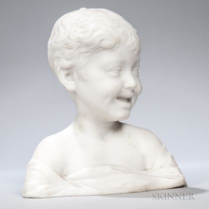 Marble Bust of a Laughing Boy
