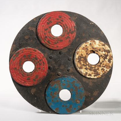 Painted Cast Iron Carnival Target