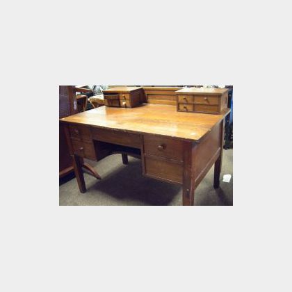 L. & J. G. Stickley Oak Desk. 