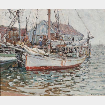 Aldro Thompson Hibbard (American, 1886-1972) Provincetown Dock
