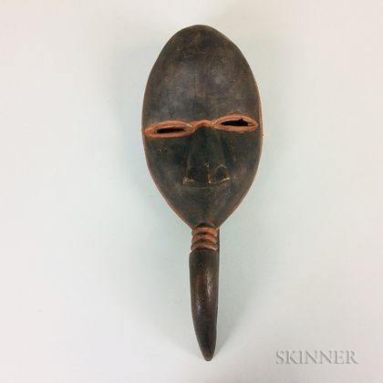 Kenyan Carved and Painted Wood Mask