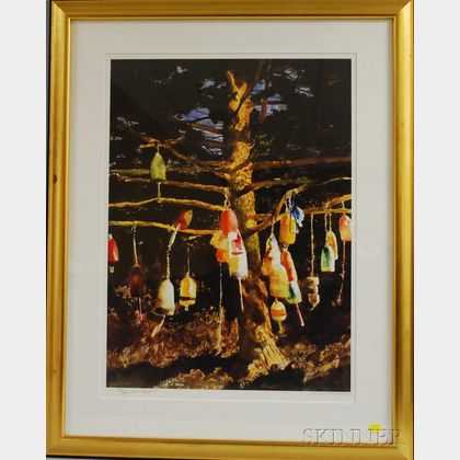 James "Jamie" Browning Wyeth (American, b. 1946) Buoy Tree