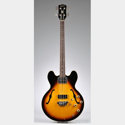American Electric Bass Guitar, Gibson Incorporated, Kalamazoo, 1966, Style EB-2