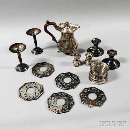 Group of Sterling Silver Tableware Items