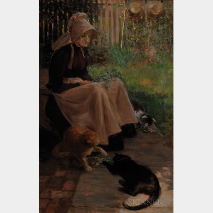 Elizabeth Fearne Bonsall (American, 1861-1956) Catnip